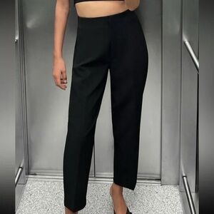 Zara Black Cropped Women's Pants